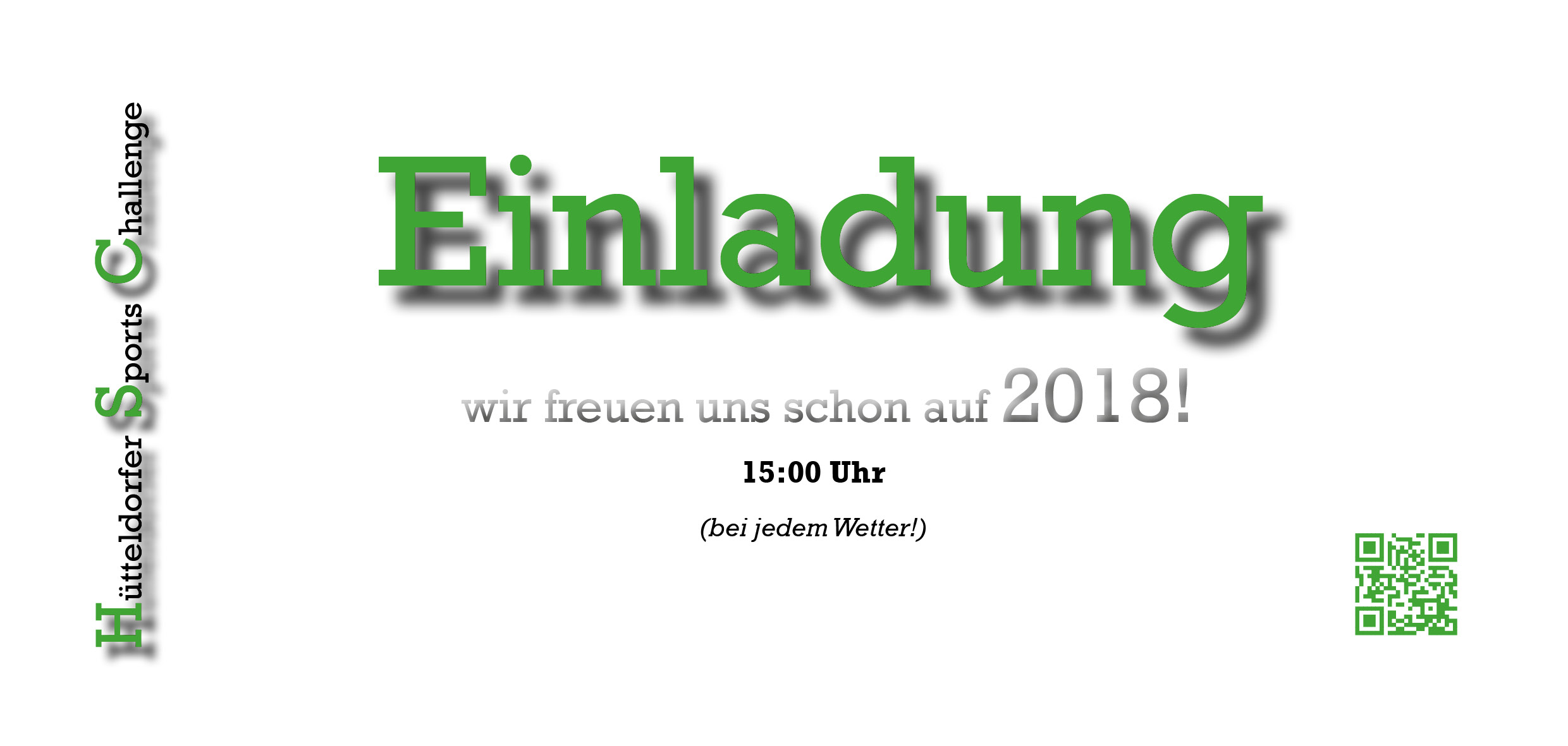 Einladung zur HSC 2018